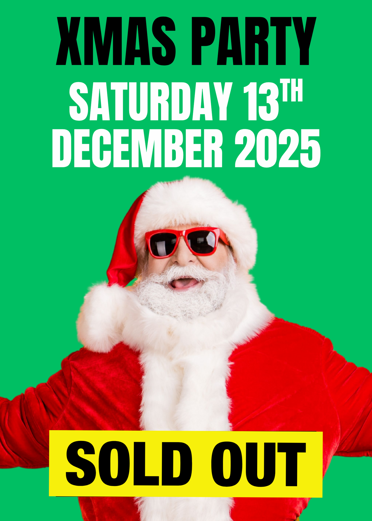Xmas Party - Saturday, 13th December 2025