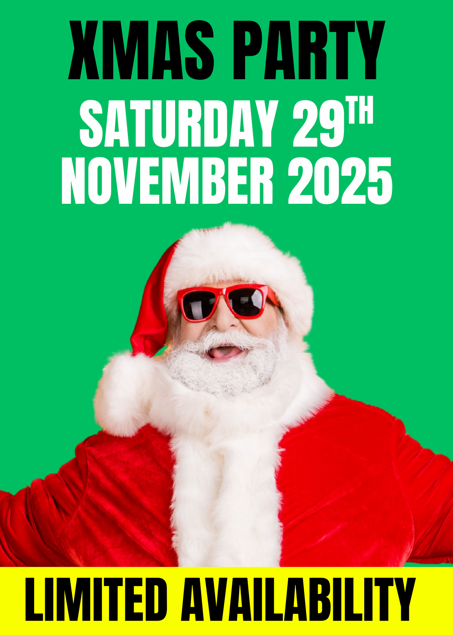 Xmas Party - Saturday, 29th November 2025
