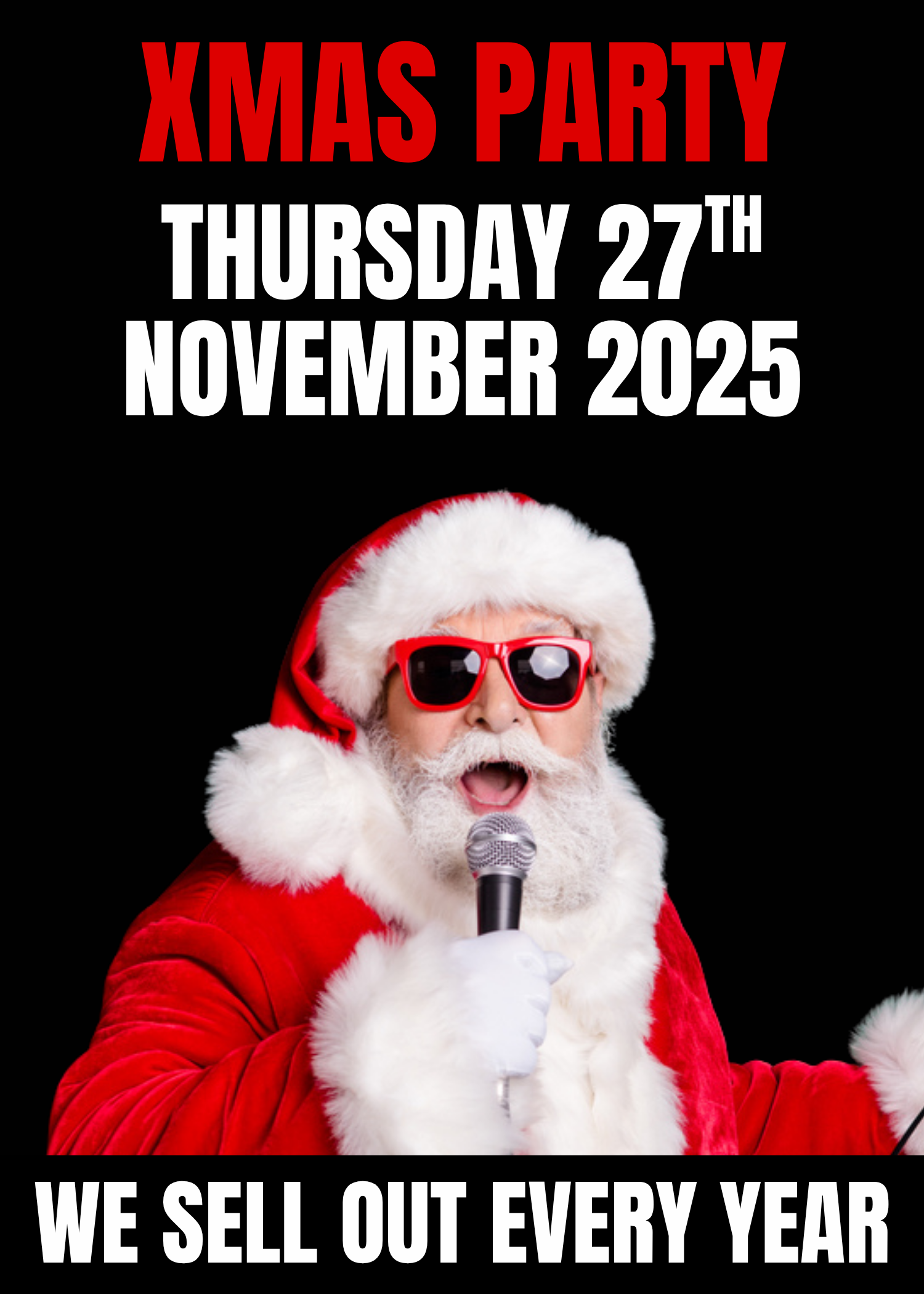 Xmas Party - Thursday, 27th November 2025