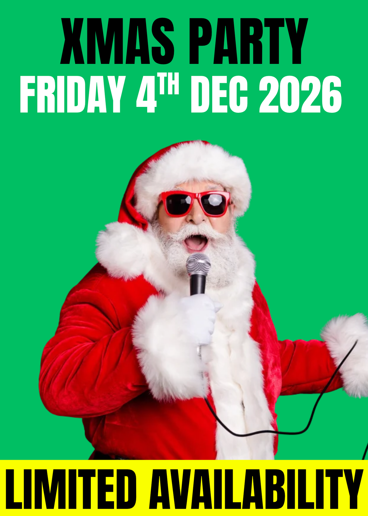 Xmas Party - Friday, 4th December 2026