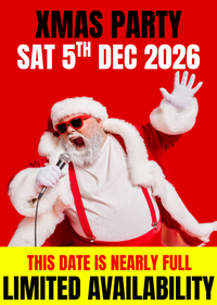 Xmas Party - Saturday, 5th December 2026