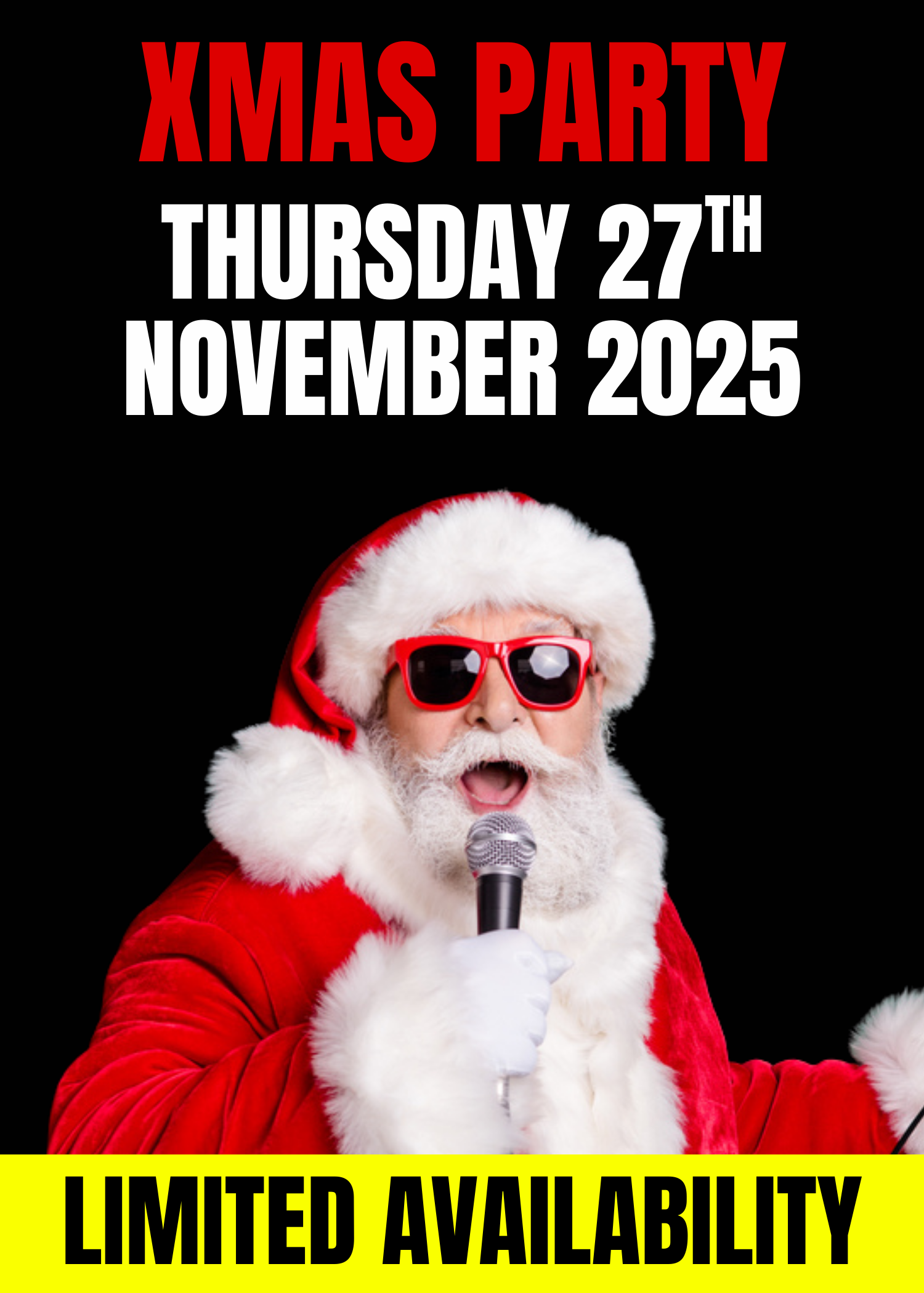 Xmas Party - Thursday, 27th November 2025