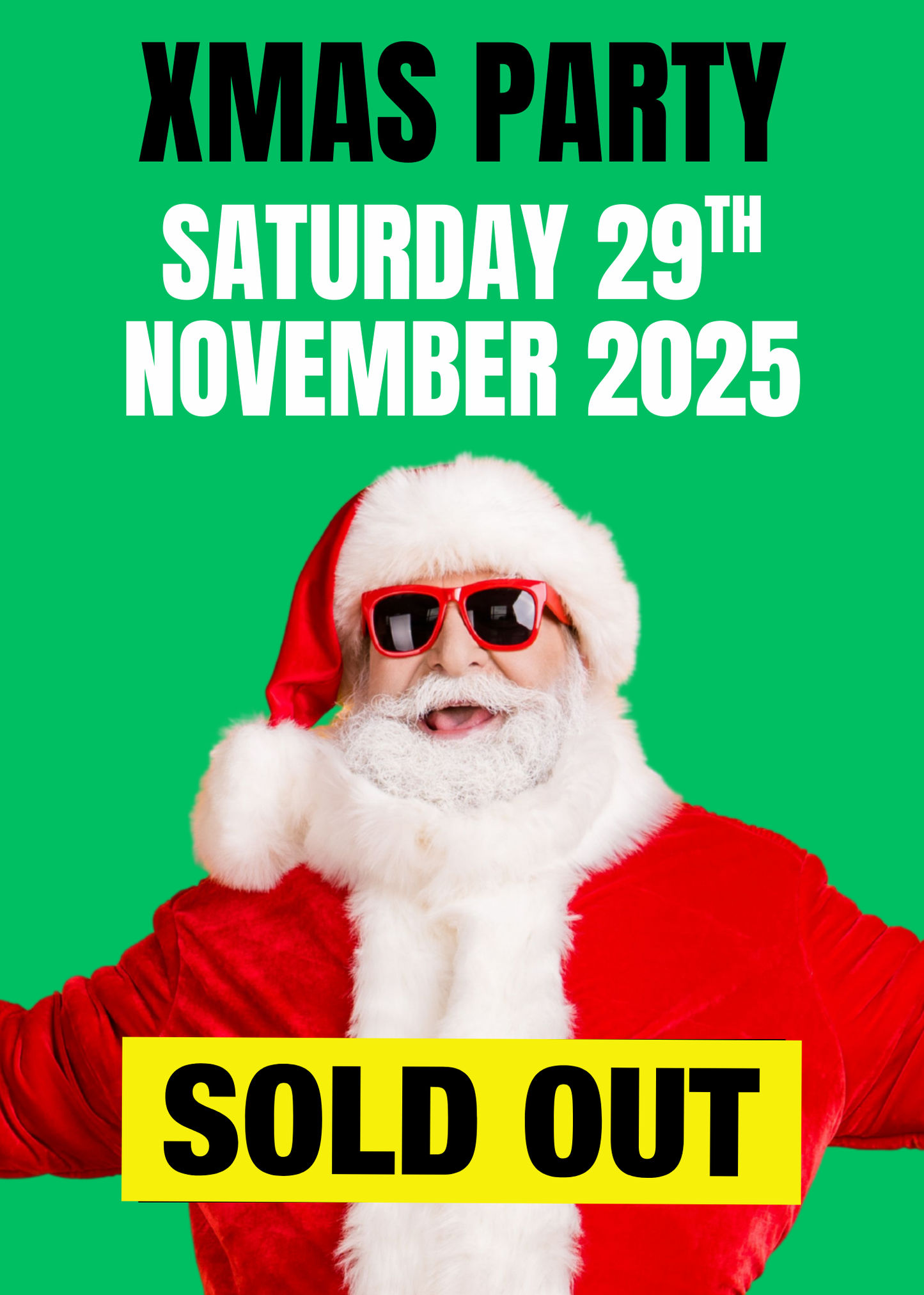 Xmas Party - Saturday, 29th November 2025