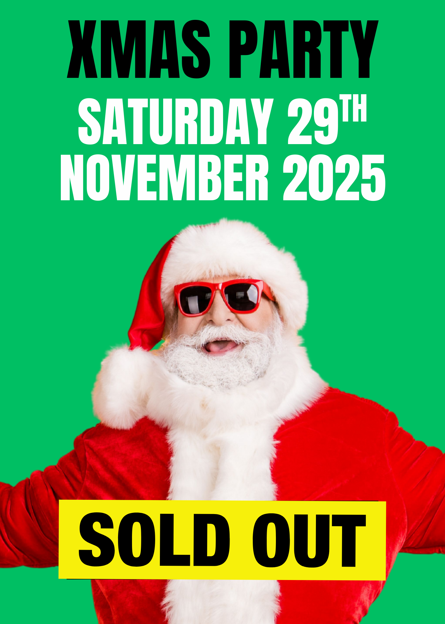 Xmas Party - Saturday, 29th November 2025